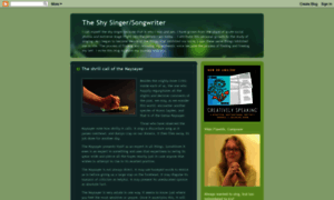 Theshysinger-songwriter.blogspot.com thumbnail