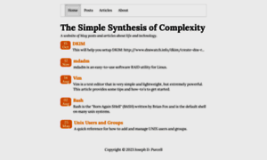 Thesimplesynthesis.com thumbnail