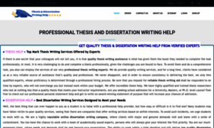 Thesis-dissertationwritinghelp.com thumbnail