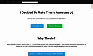 Thesisawesome.com thumbnail