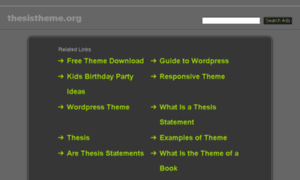 Thesistheme.org thumbnail