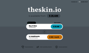 Theskin.io thumbnail