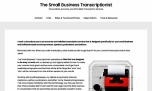 Thesmallbusinesstranscriptionist.com thumbnail