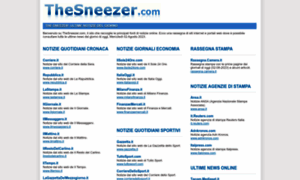 Thesneezer.com thumbnail