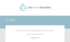 Thesocialfootprint.com thumbnail