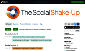 Thesocialshakeup2013.sched.org thumbnail