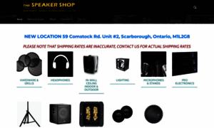 Thespeakershop.ca thumbnail