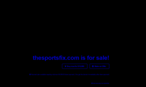 Thesportsfix.com thumbnail