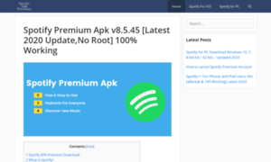 Thespotifypremiumapkapp.com thumbnail