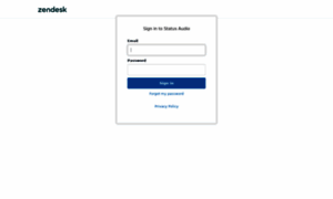 Thestatusaudio.zendesk.com thumbnail