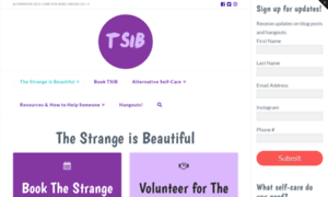 Thestrangeisbeautiful.com thumbnail