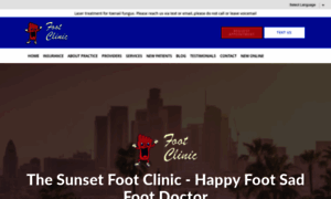 Thesunsetfootclinic.com thumbnail