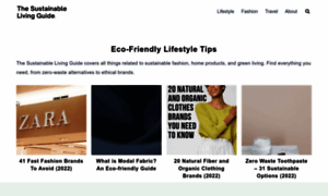 Thesustainablelivingguide.com thumbnail