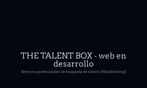 Thetalentbox.es thumbnail