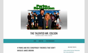 Thetalentedmrcolson.wordpress.com thumbnail