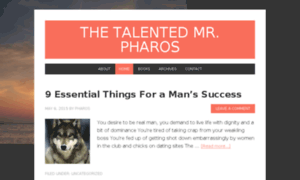 Thetalentedmrpharos.com thumbnail