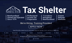 Thetaxshelter.ca thumbnail