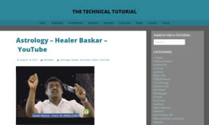 Thetechnicaltutorial.wordpress.com thumbnail