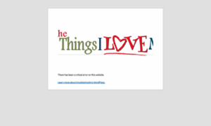 Thethingsilovemost.com thumbnail