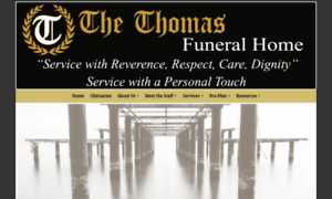 Thethomasfuneralhome.com thumbnail