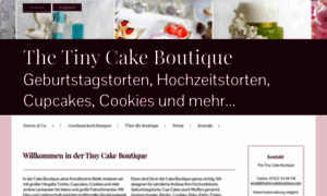 Thetinycakeboutique.com thumbnail