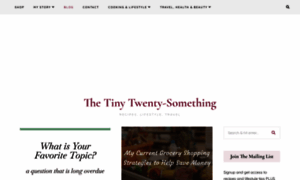 Thetinytwentysomething.blog thumbnail