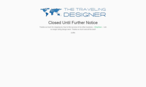 Thetravelingdesigner.com thumbnail