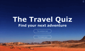 Thetravelquiz.com thumbnail