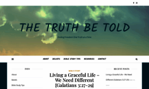 Thetruthbetold.blog thumbnail