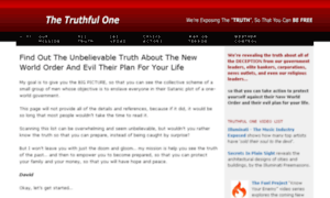 Thetruthfulone.com thumbnail