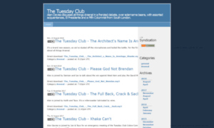 Thetuesdayclub.libsyn.com thumbnail