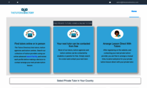 Thetutorsdirectory.com thumbnail