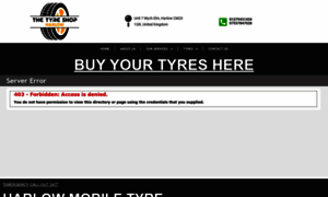 Thetyreshopharlow.co.uk thumbnail