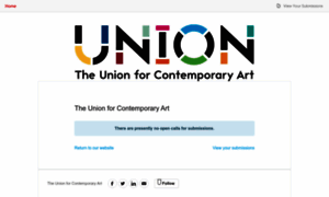 Theunionforcontemporaryart.submittable.com thumbnail