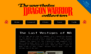 Theunorthodoxdragonwarriorcollection.com thumbnail