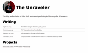 Theunraveler.github.com thumbnail