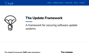 Theupdateframework.com thumbnail