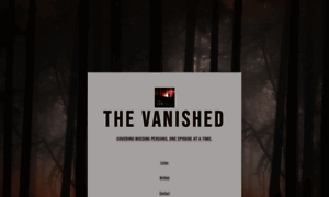 Thevanishedpodcast.com thumbnail