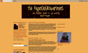 Theveganishexperiment.blogspot.com thumbnail