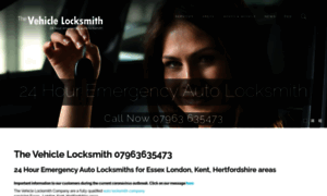 Thevehiclelocksmith.co.uk thumbnail