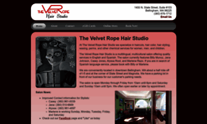 Thevelvetropehairstudio.com thumbnail