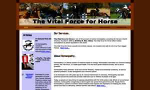 Thevitalforceforhorse.com thumbnail