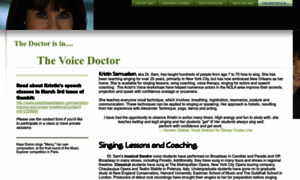 Thevoicedoctorsite.com thumbnail