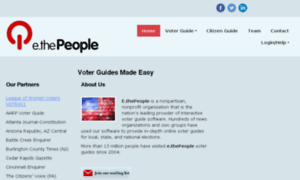 Thevoterguide.org thumbnail