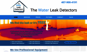 Thewaterleakdetectors.com thumbnail