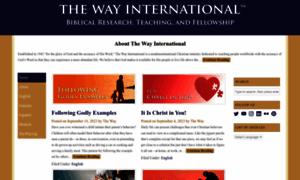 Thewayinternational.com thumbnail