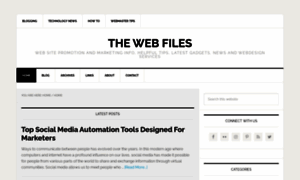 Thewebfiles.com thumbnail