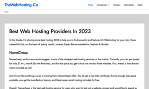 Thewebhosting.co thumbnail