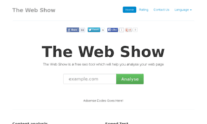 Thewebshow.info thumbnail