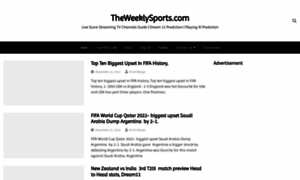 Theweeklysports.com thumbnail